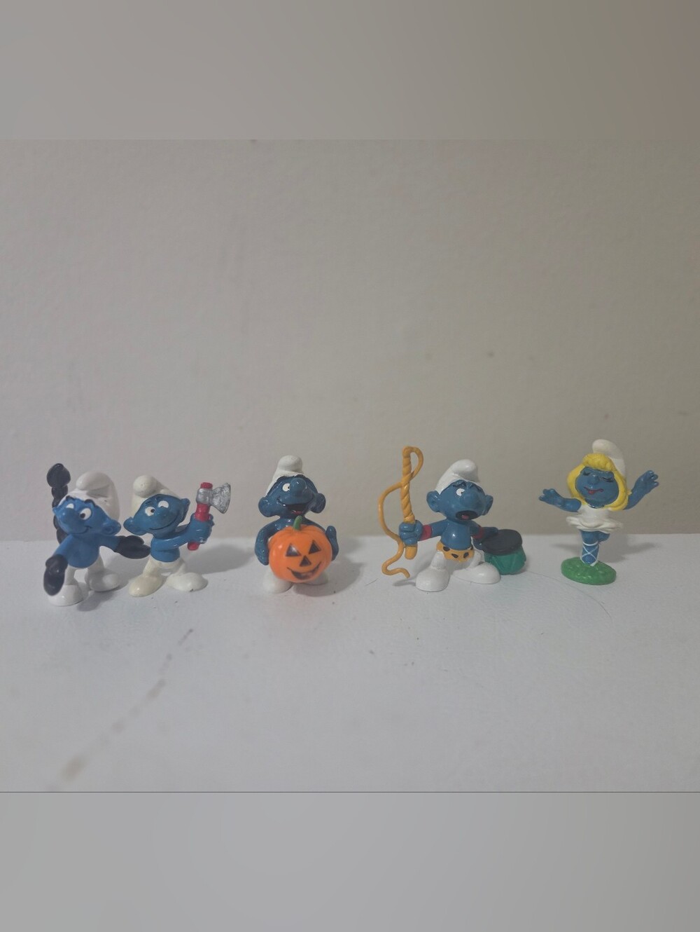 Vintage Smurfs Set Of 5